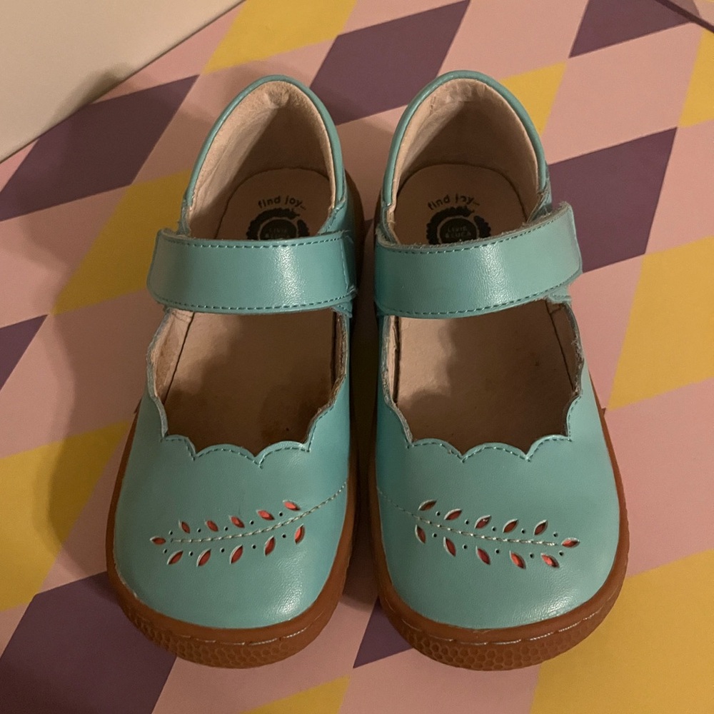 Livie and Luca Aqua Blue Mary Jane Shoes